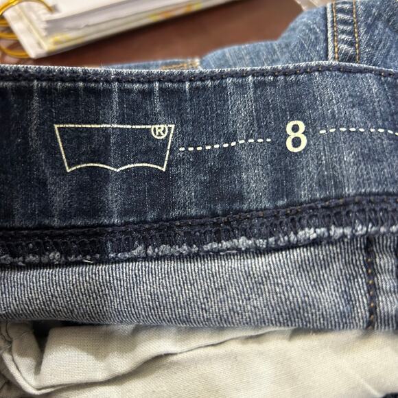 Levi's Jeans Womens 8 Blue Pull On Slim Fit‎ Skinny Jeans Denim Jeggings - Picture 3 of 12